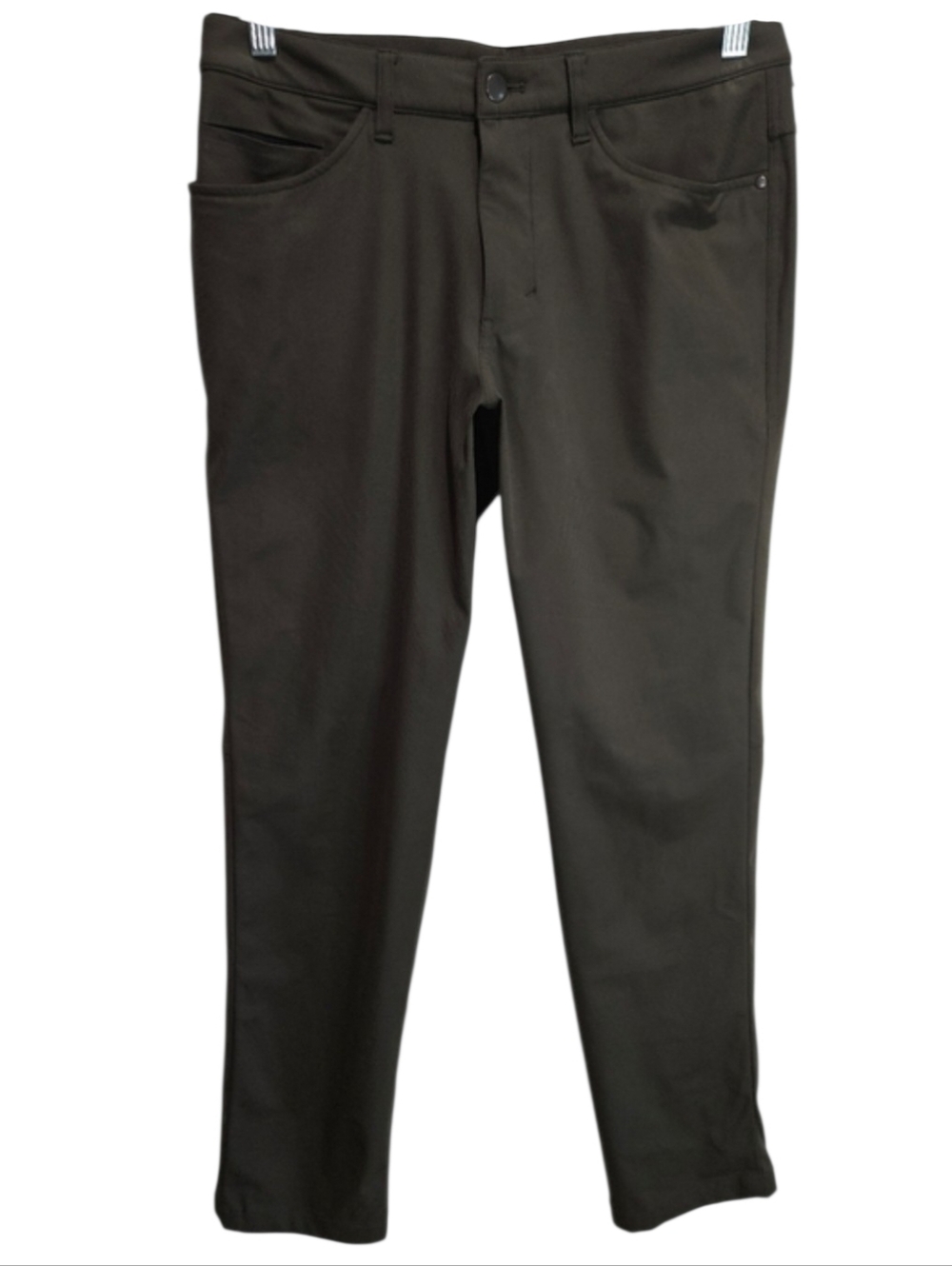 Lululemon Mens ABC Pants Classic Fit 5 Pocket Warpstreme Green Size 30 (32x31)